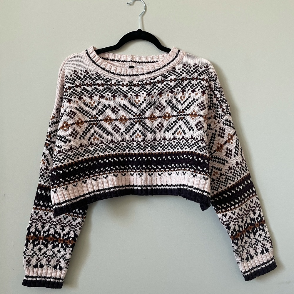 Urban Outfitters Cropped Knit Sweater